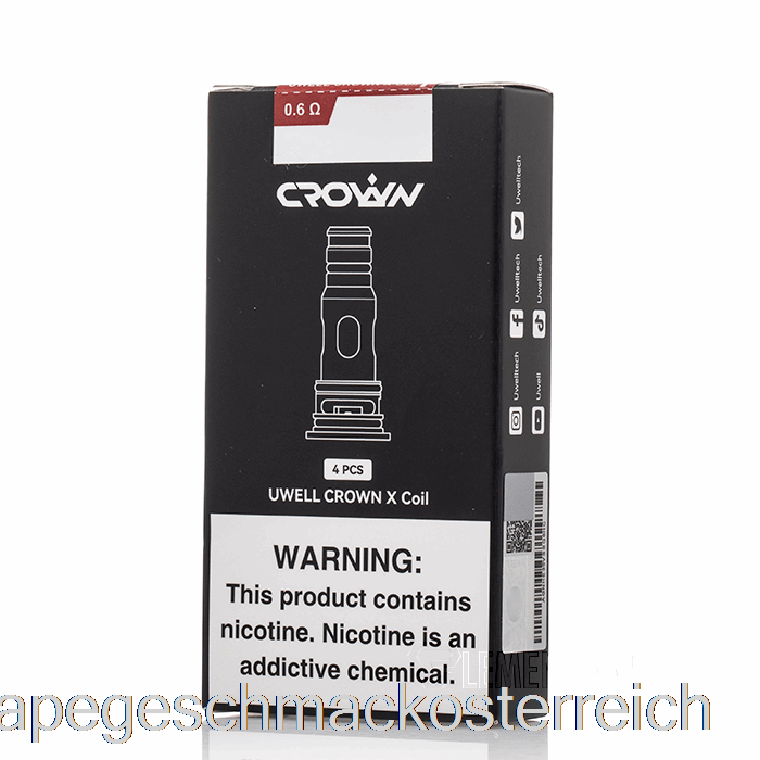 Uwell Crown X Ersatzspulen 0,6 Ohm Crown X Spulen Vape-Geschmack